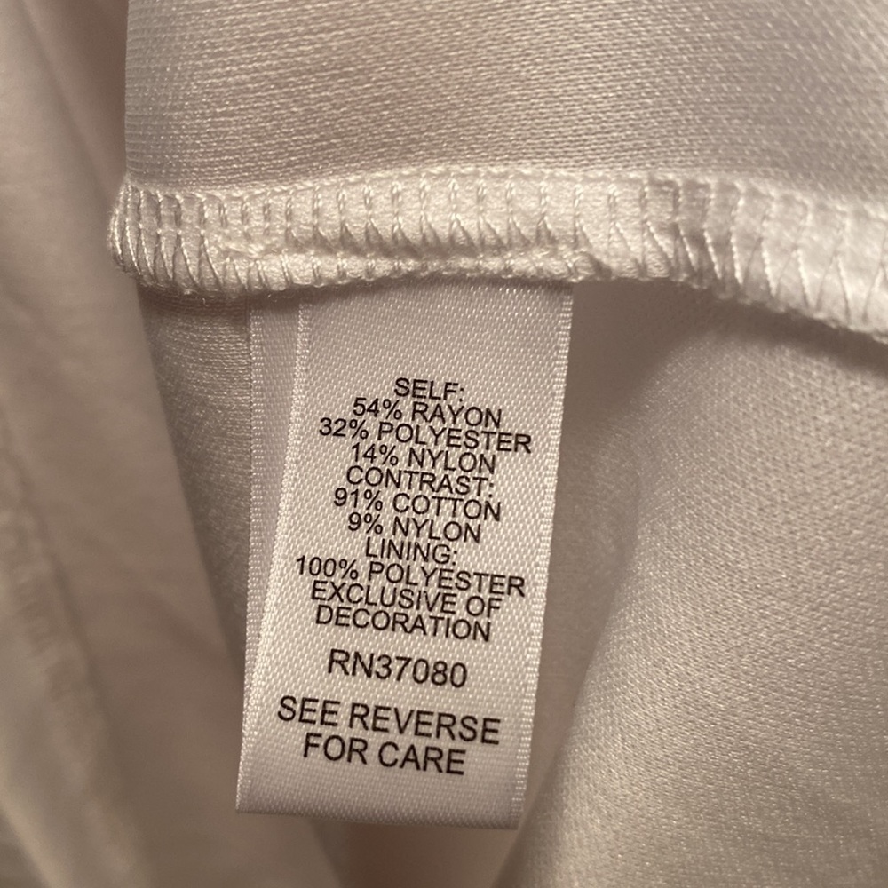 Brand New Cato White Dress…size 14/16W - Picture 4 of 4